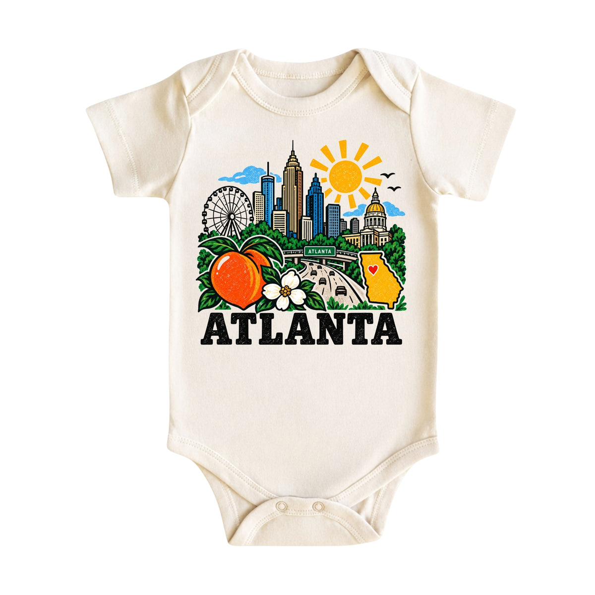 Atlanta Georgia Baby Bodysuit