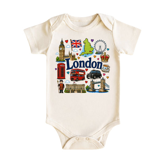London Baby Bodysuit for Boys Girls