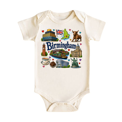 Birmingham Baby Bodysuit for Boys Girls