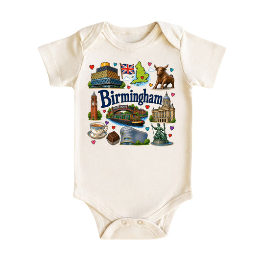 Birmingham Baby Bodysuit for Boys Girls