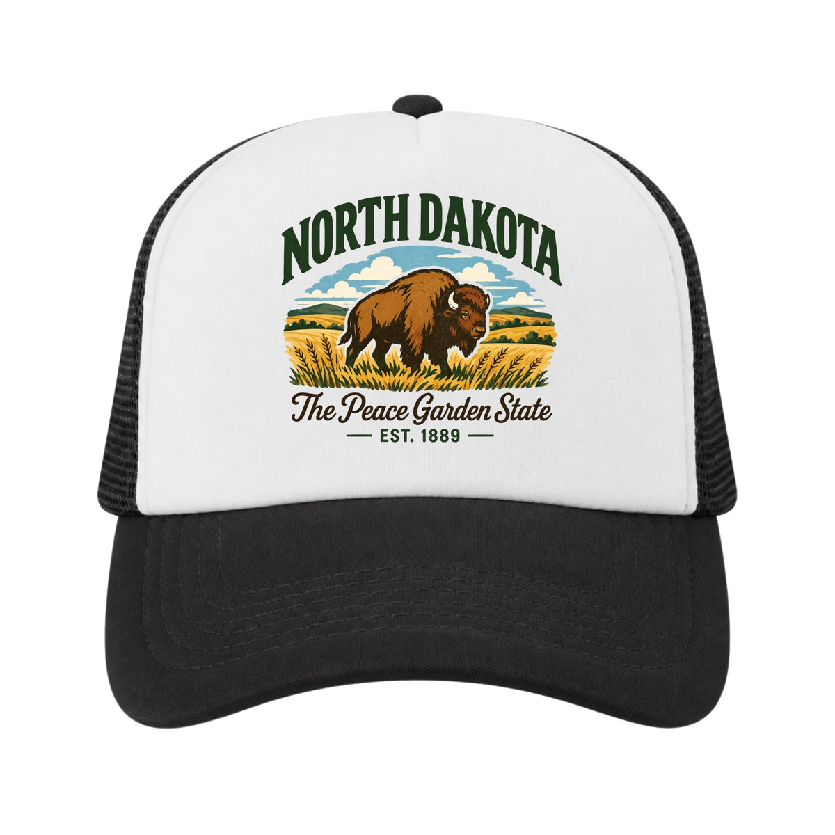 North Dakota Kids Trucker Hat