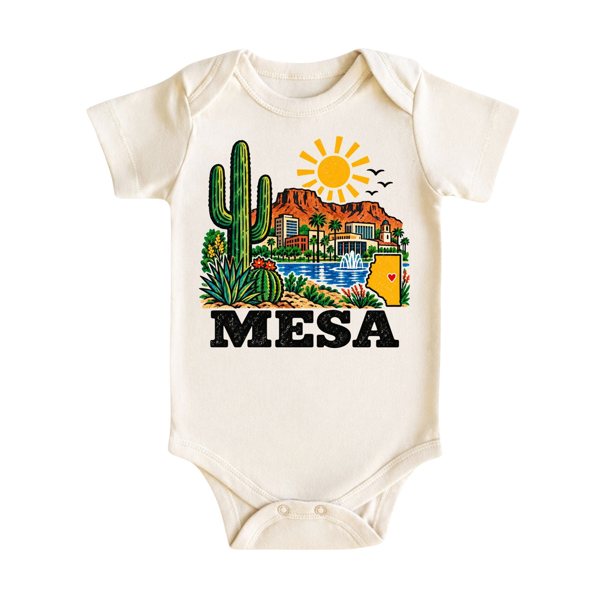 Mesa Arizona Baby Bodysuit