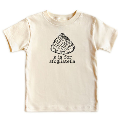 S Is for Sfogliatella Baby Bodysuit