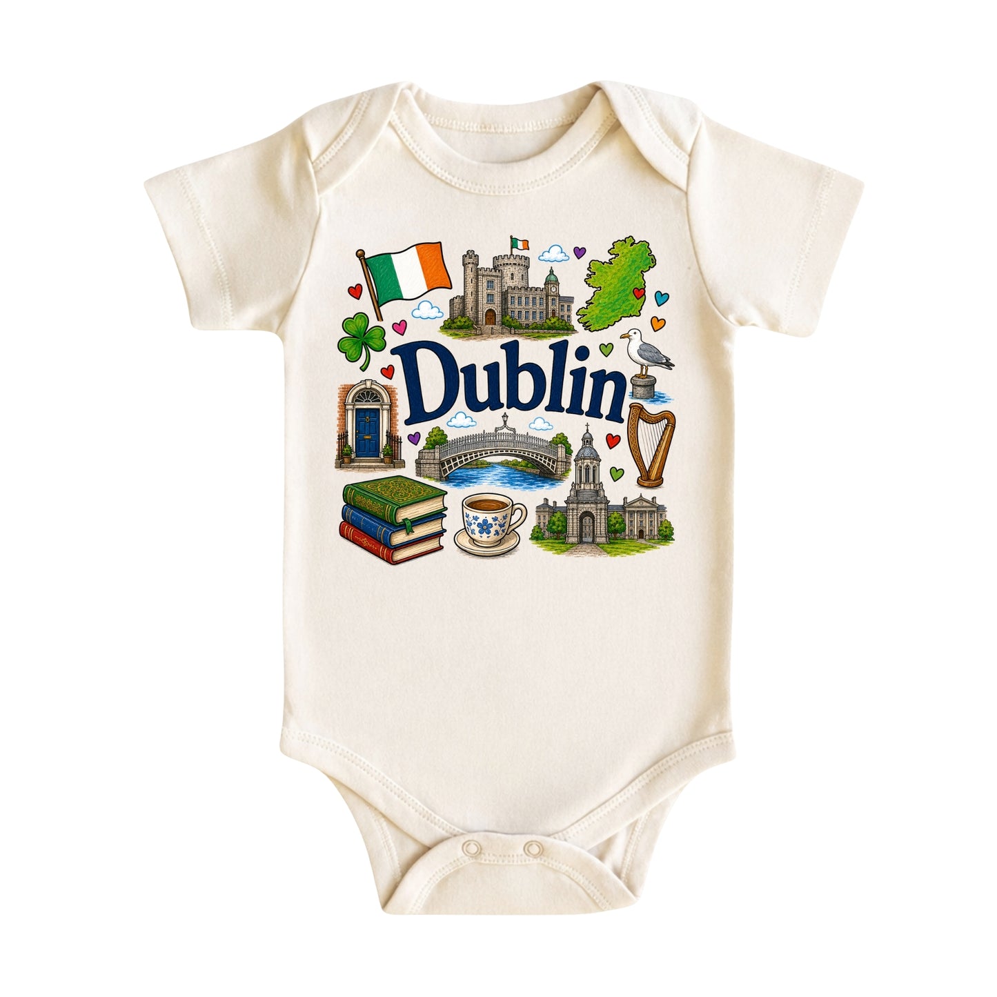 Dublin Baby Bodysuit for Boys Girls