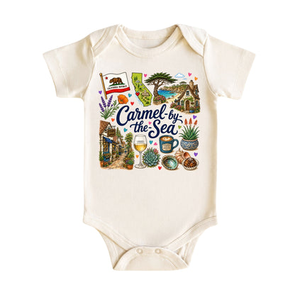Carmel-by-the-Sea California Baby Bodysuit for Boys Girls
