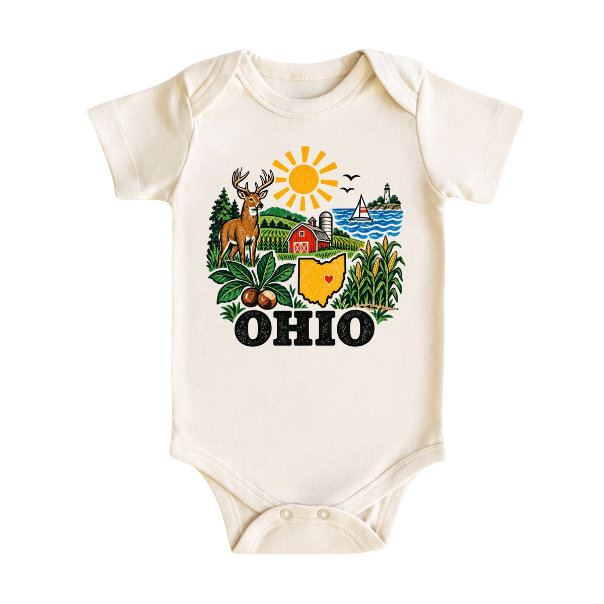 Ohio Baby Bodysuit