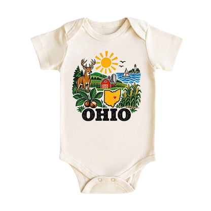 Ohio Baby Bodysuit