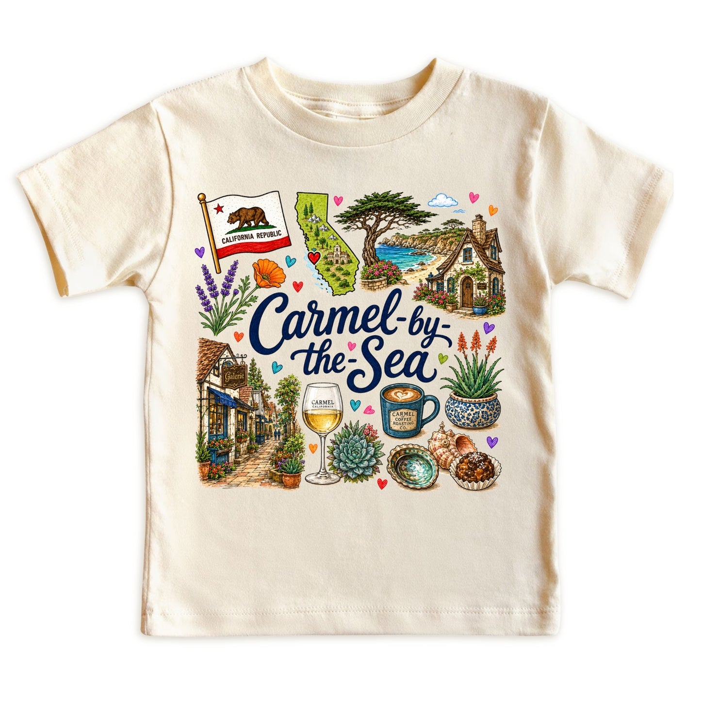 Carmel-by-the-Sea California Baby Bodysuit for Boys Girls