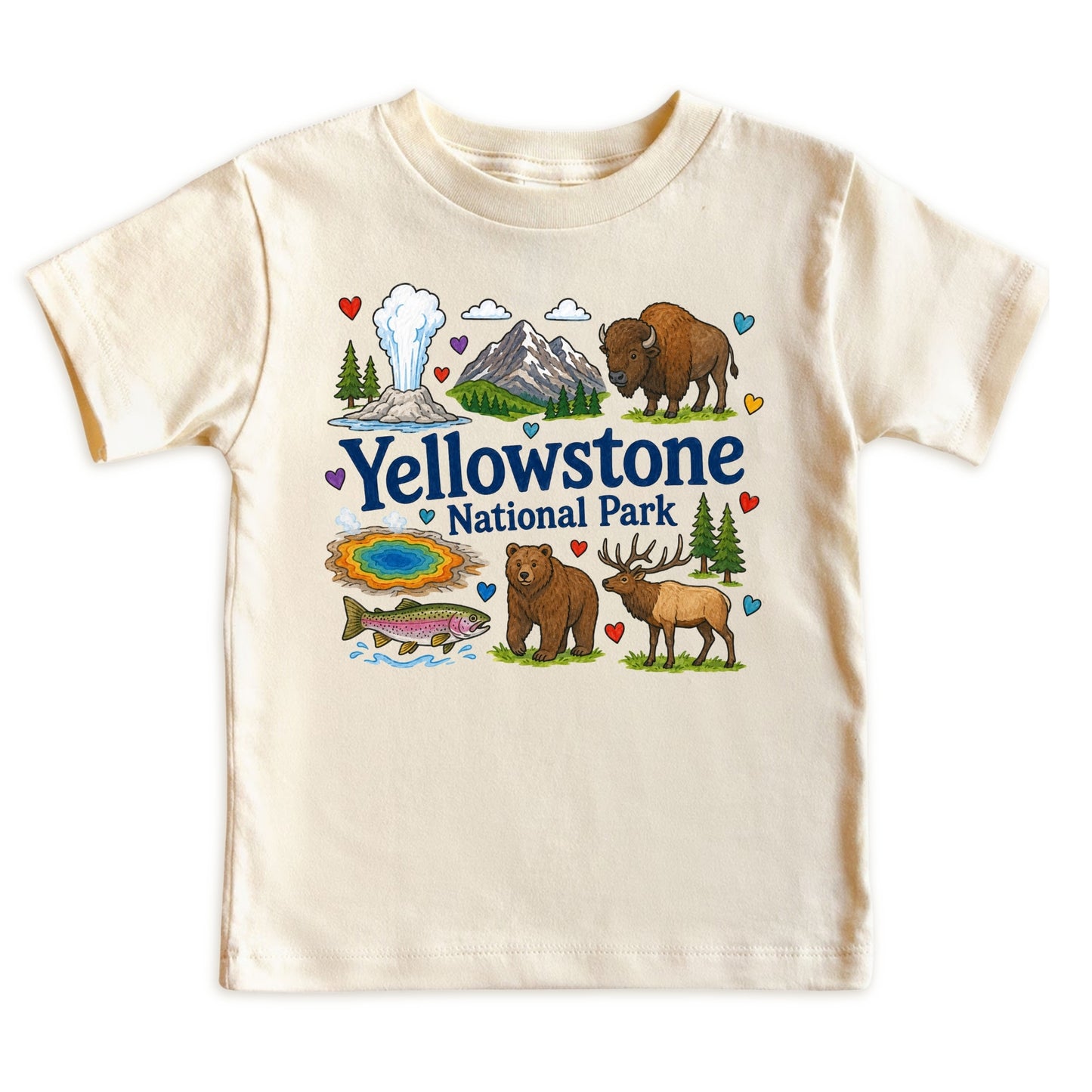 Yellowstone National Park Kids T-Shirt