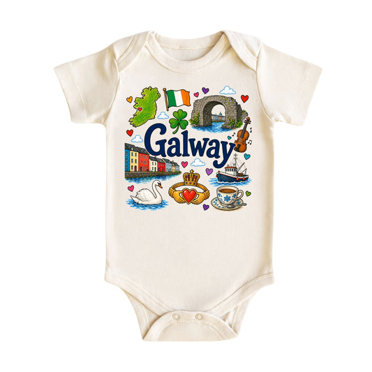 Galway Baby Bodysuit for Boys Girls