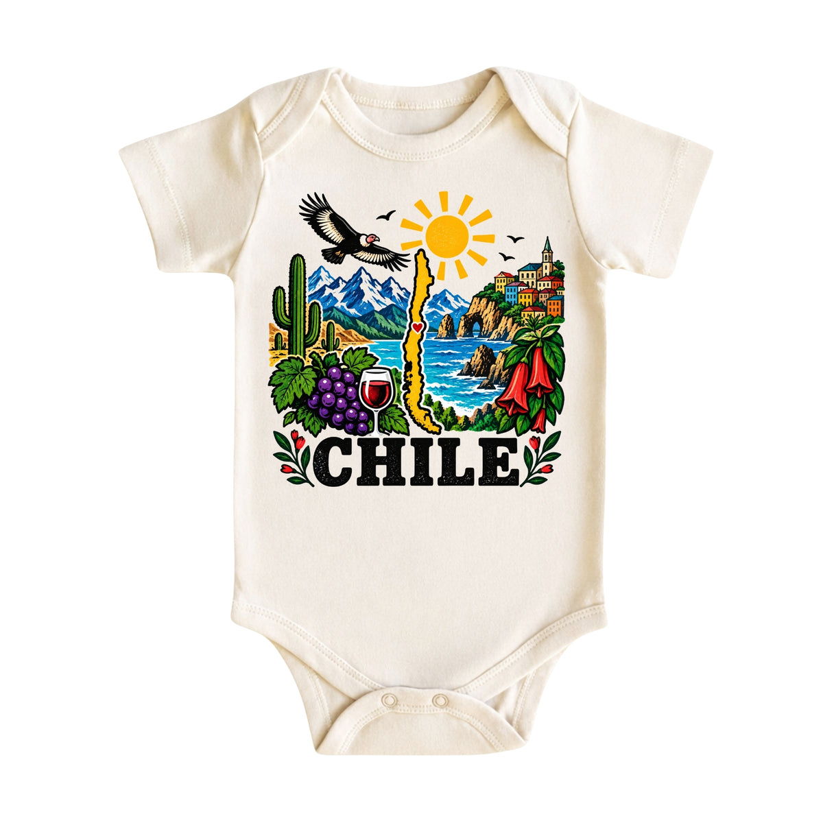 Chile Baby Bodysuit