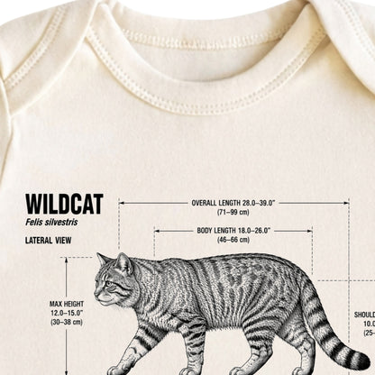 Wildcat Baby ONESIE ®, Cat Baby Bodysuit for Boys Girls
