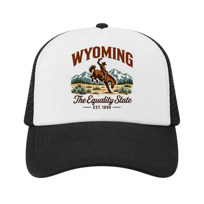 Wyoming Kids Trucker Hat
