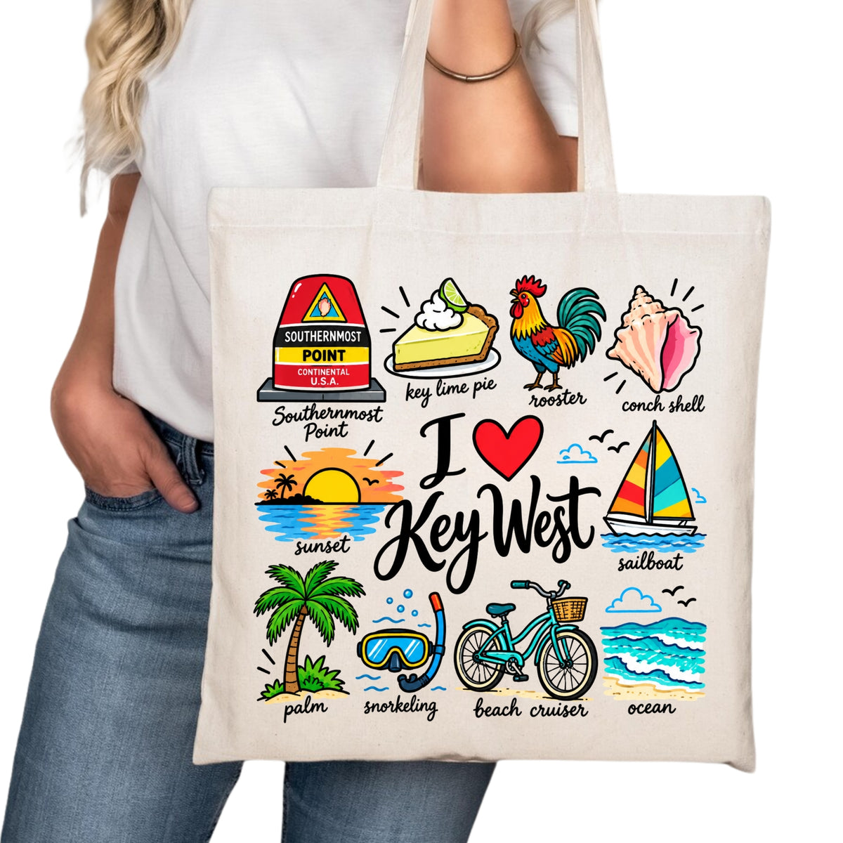 Key West Tote Bag