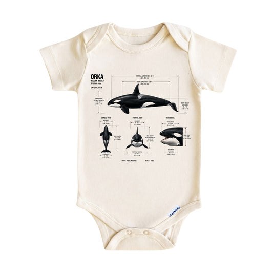 Orka Baby ONESIE ®, Baby Bodysuit for Boys Girls