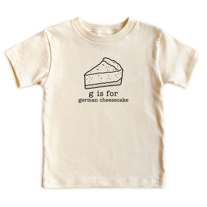 G Is for German Cheesecake Baby Bodysuit