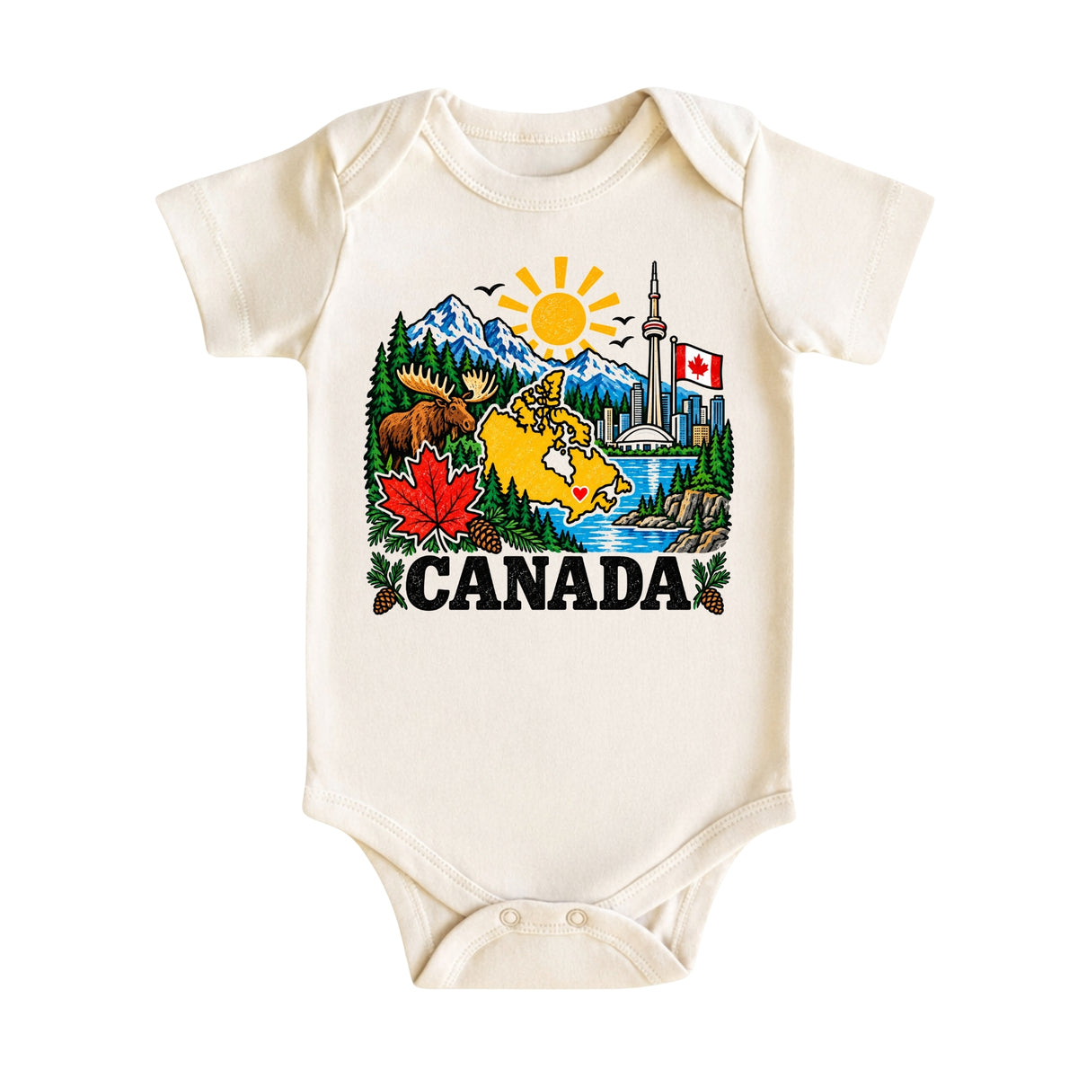 Canada Baby Bodysuit