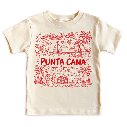 Punta Cana Tropical Illustration T-Shirt