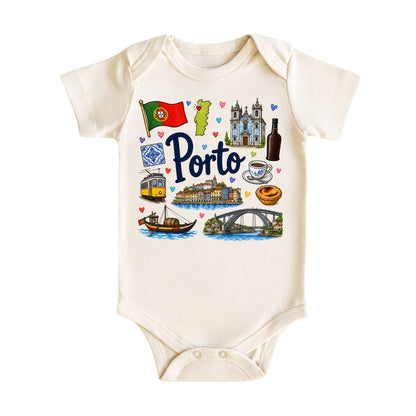 Porto Baby Bodysuit for Boys Girls