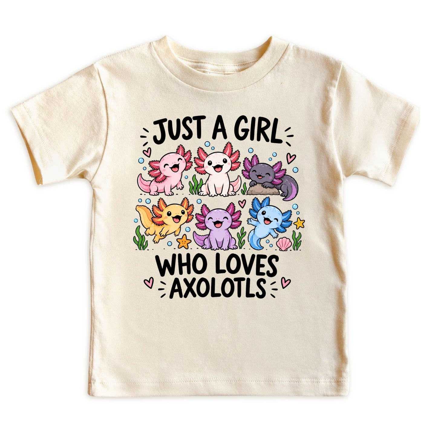 Just a Girl Who Loves Axolotls Kids T-Shirt