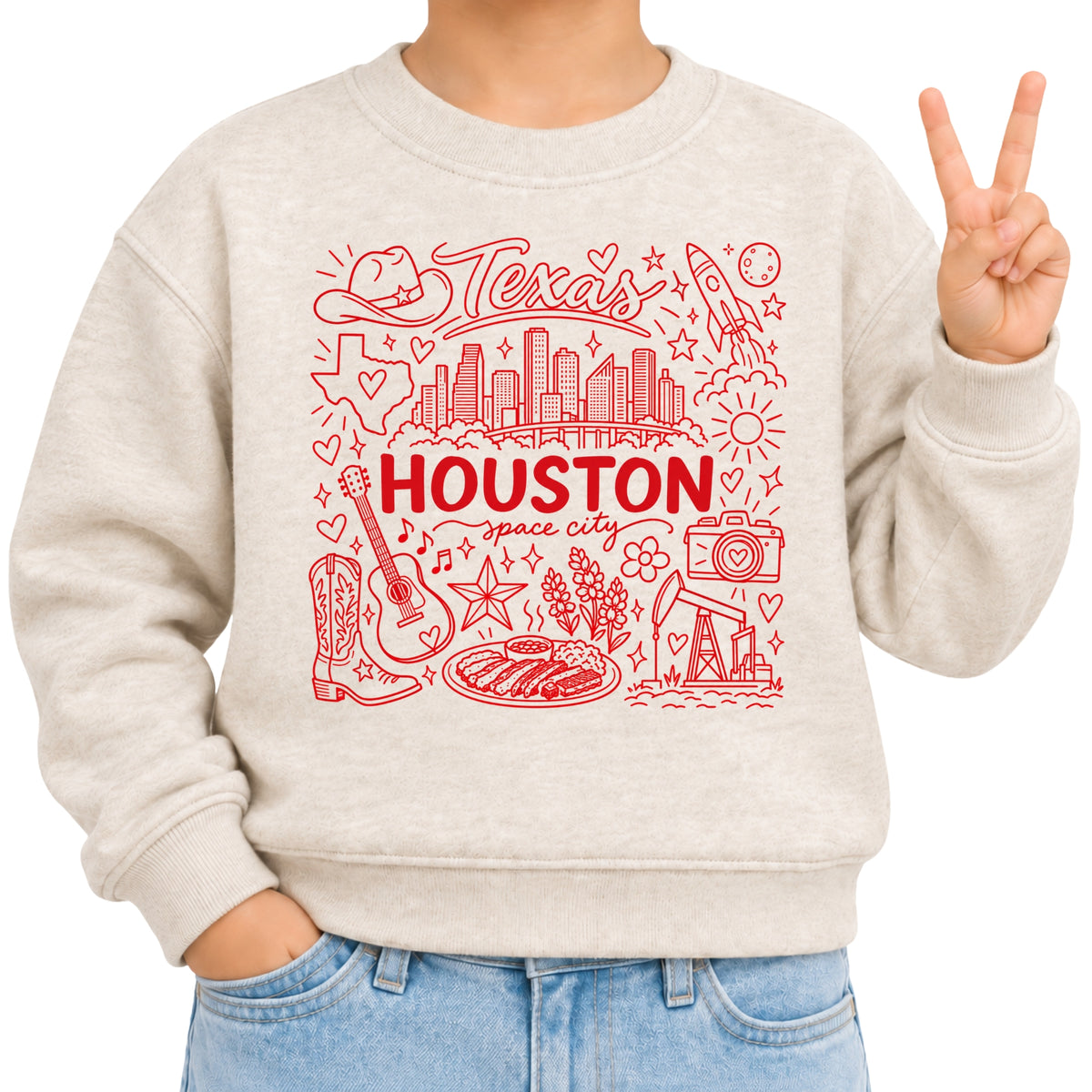 Houston Illustration T-Shirt