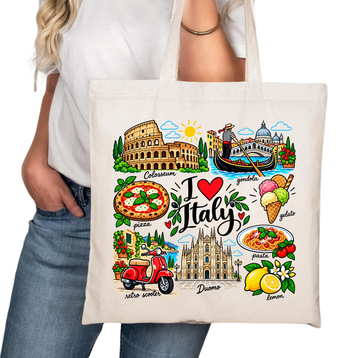 Italy Tote Bag