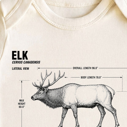 Elk Blueprint ONESIE ®, Baby Bodysuit for Boys Girls