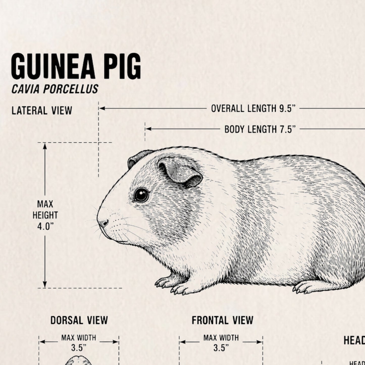 Guinea Pig Blueprint ONESIE ®, Baby Bodysuit for Boys Girls