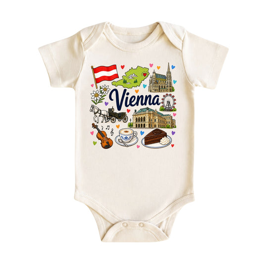 Vienna Baby Bodysuit for Boys Girls