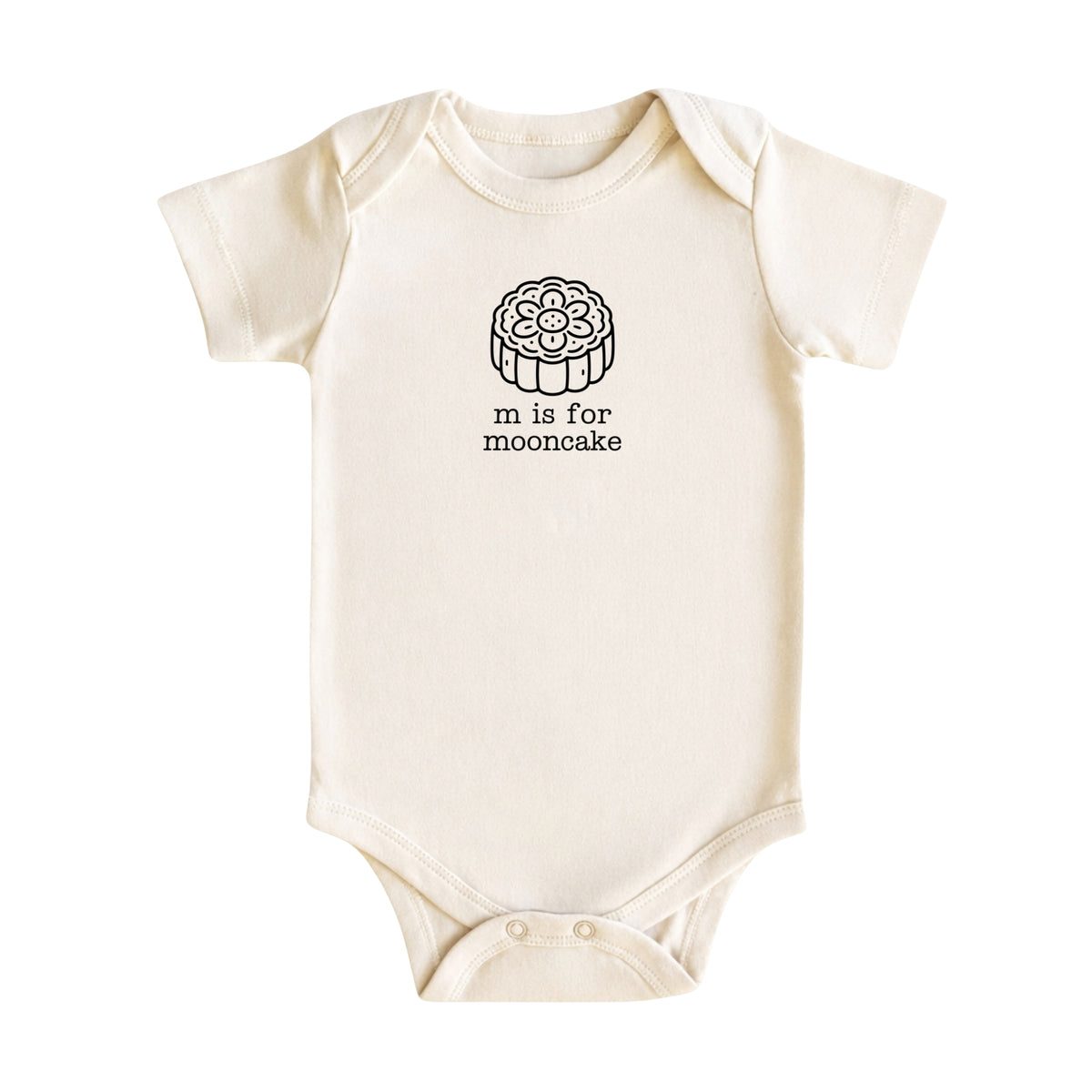 M Is for Mooncake Baby Bodysuit