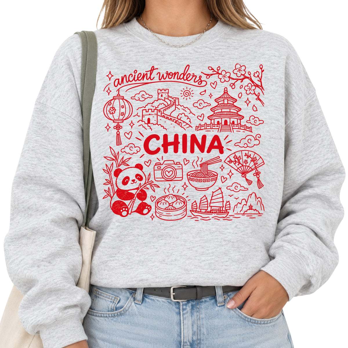 China Illustration T-Shirt