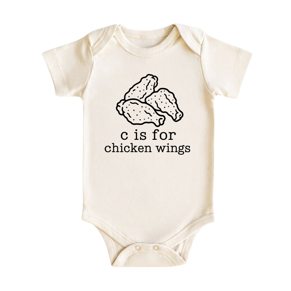 C Is for Chicken Wings Baby Bodysuit