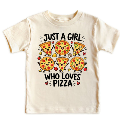 Just a Girl Who Loves Pizza Kids T-Shirt