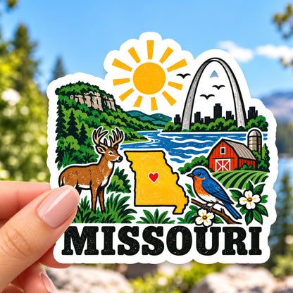 Missouri Retro Sticker