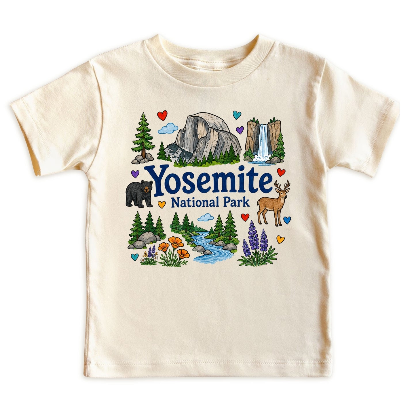 Yosemite National Park Kids T-Shirt