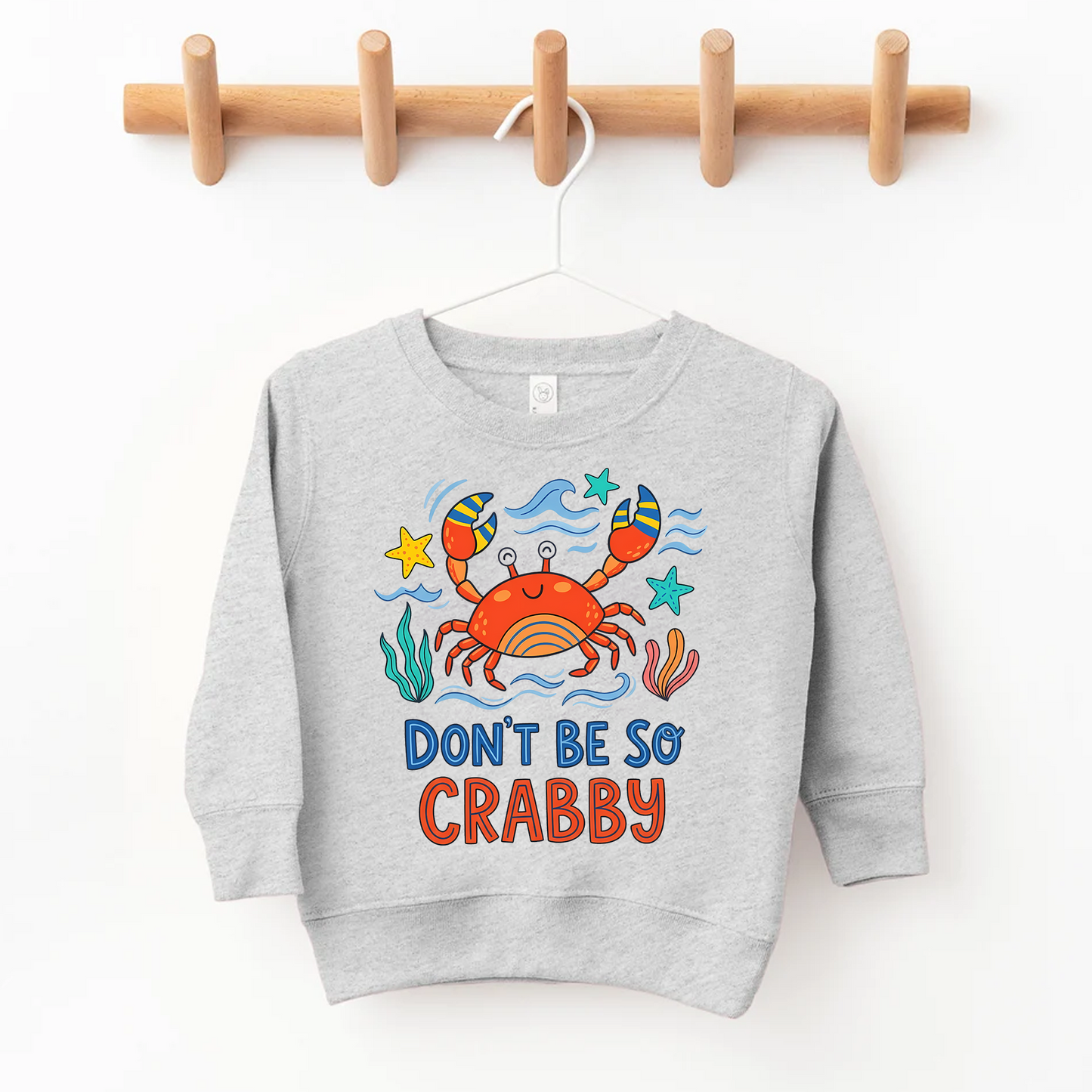 Don't Be So Crabby - Funny Crab Kids T-Shirt