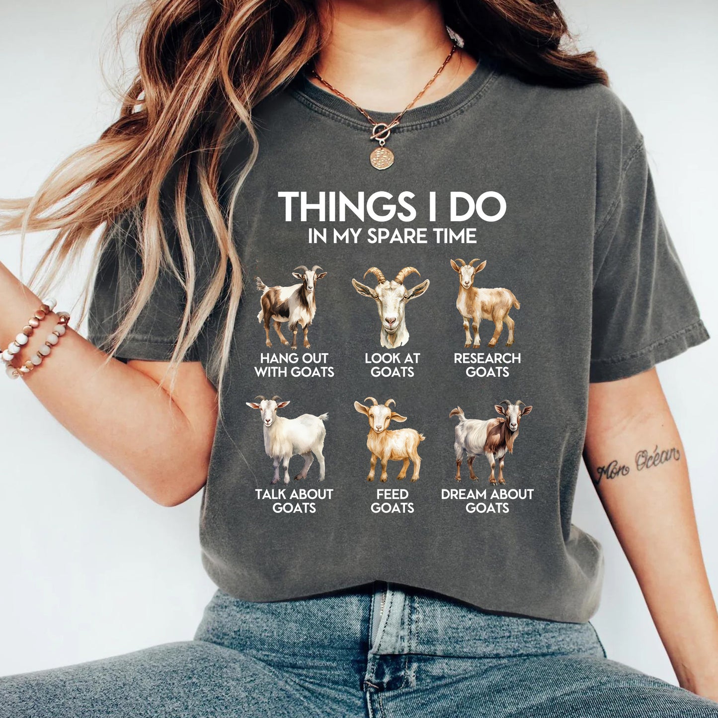 Things I Do In My Spare Time - Goat T-Shirt