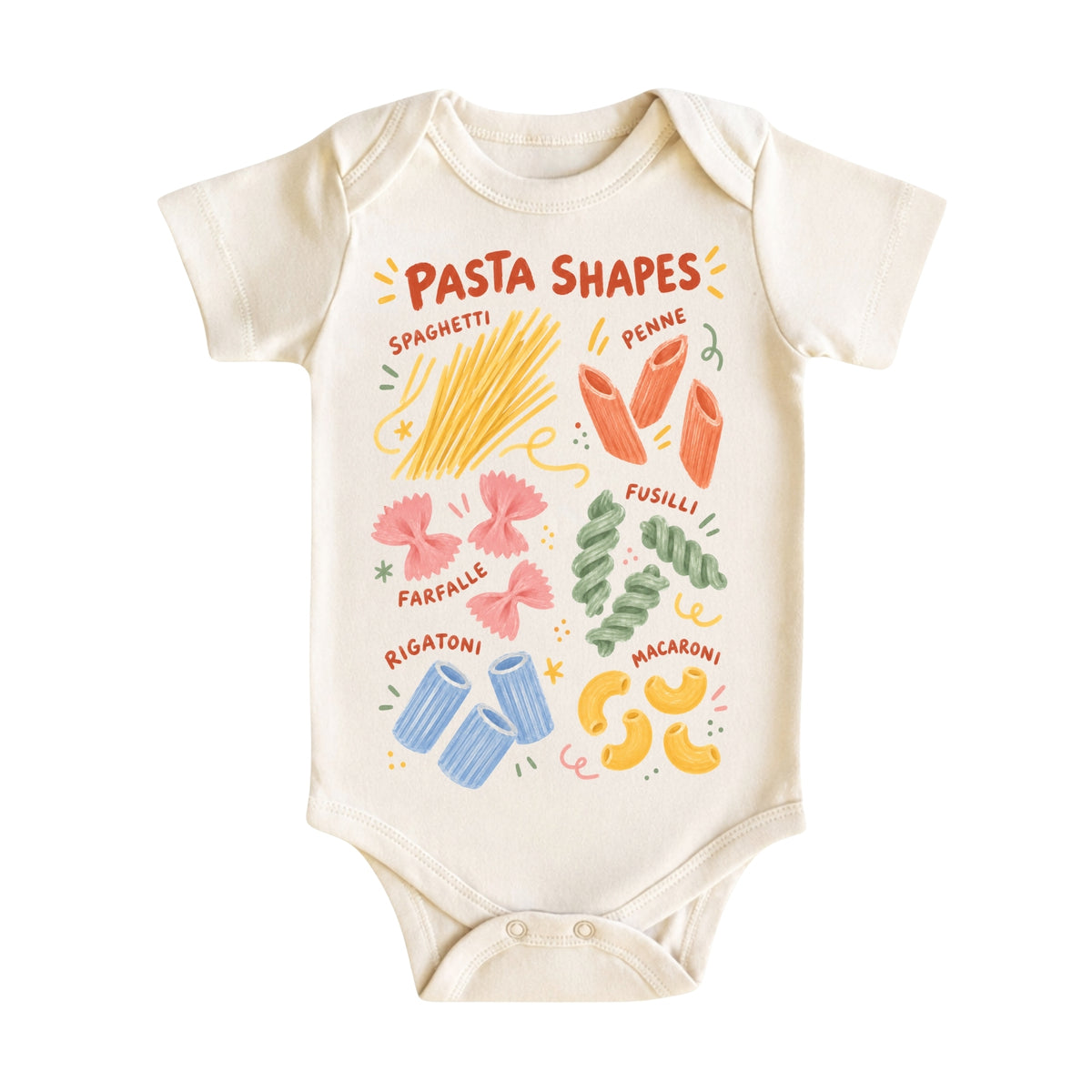 Pasta Shapes T-Shirt