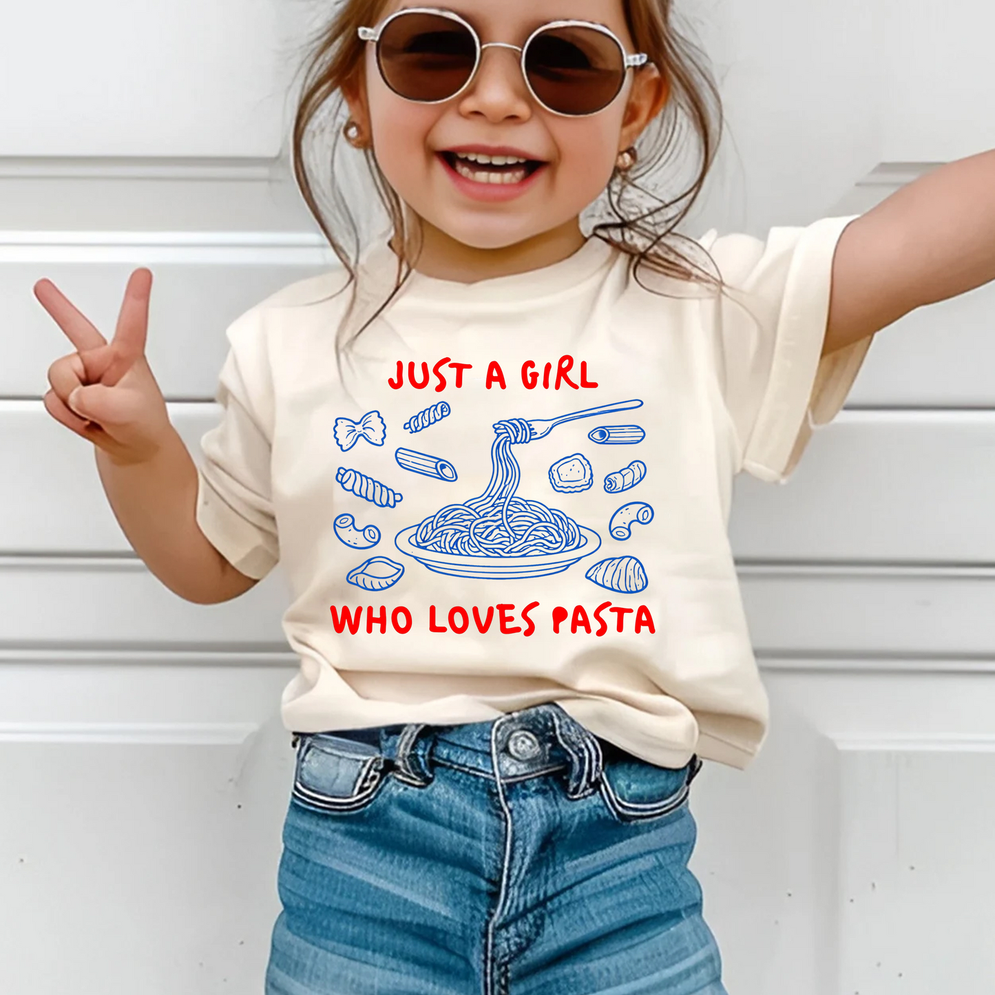 Just A Girl Who Loves Pasta Shirt