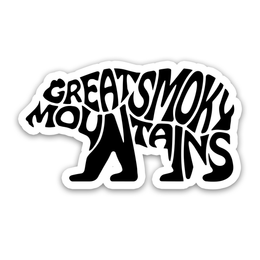 Great Smoky Mountains Bear Sticker