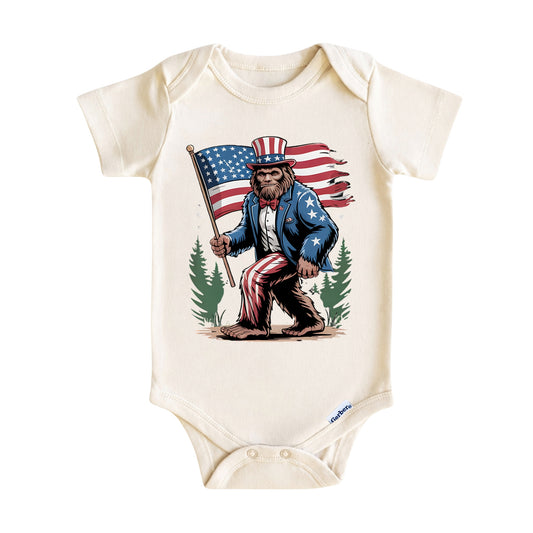 Patriotic Bigfoot Baby ONESIE®