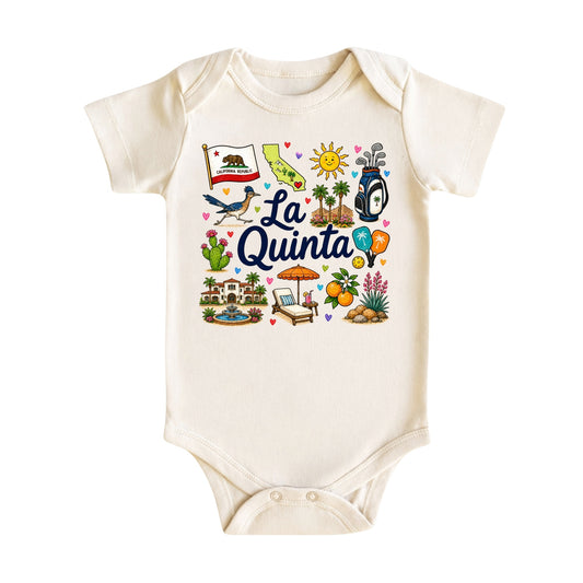 La Quinta California Baby Bodysuit for Boys Girls