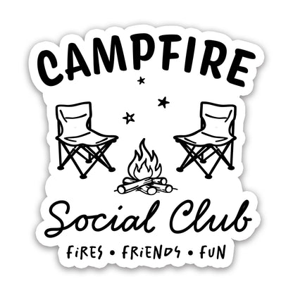 Campfire Social Club Outdoor Lifestyle Sticker
