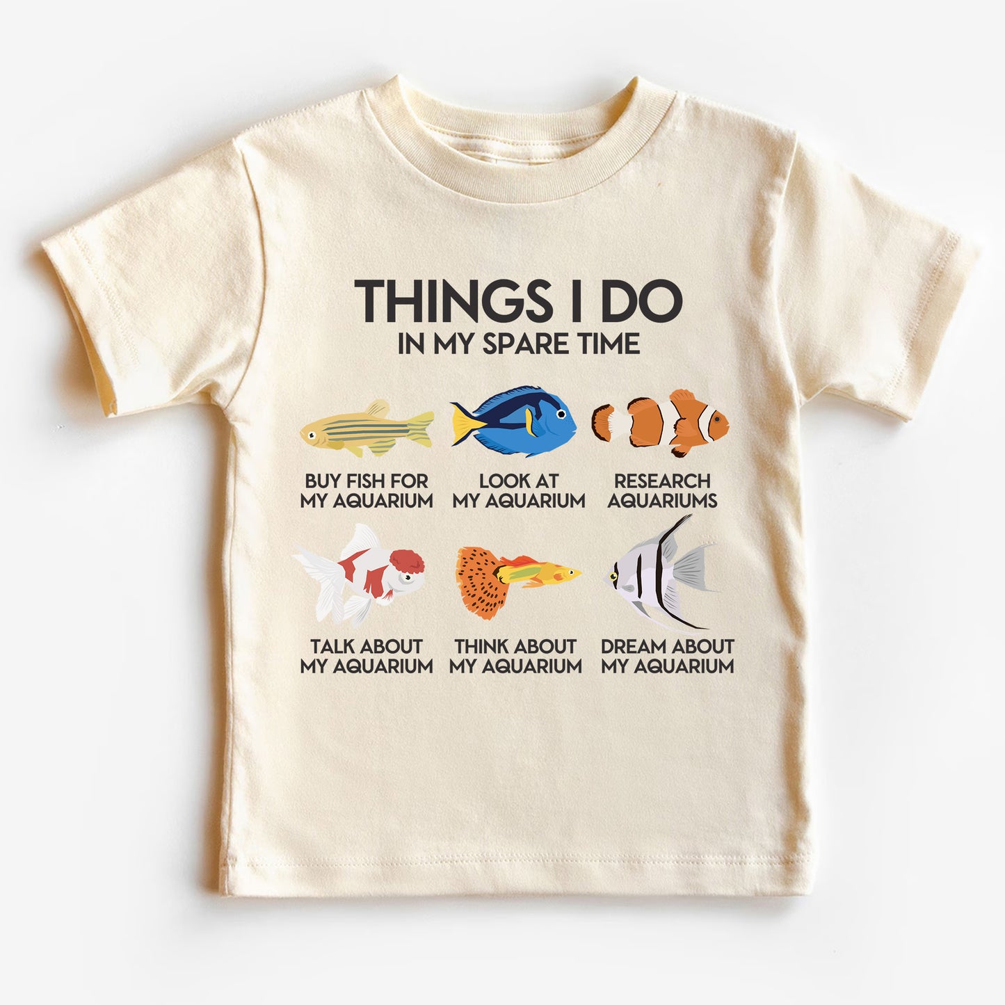 Things I Do In My Spare Time - Aquarium Kids T-Shirt