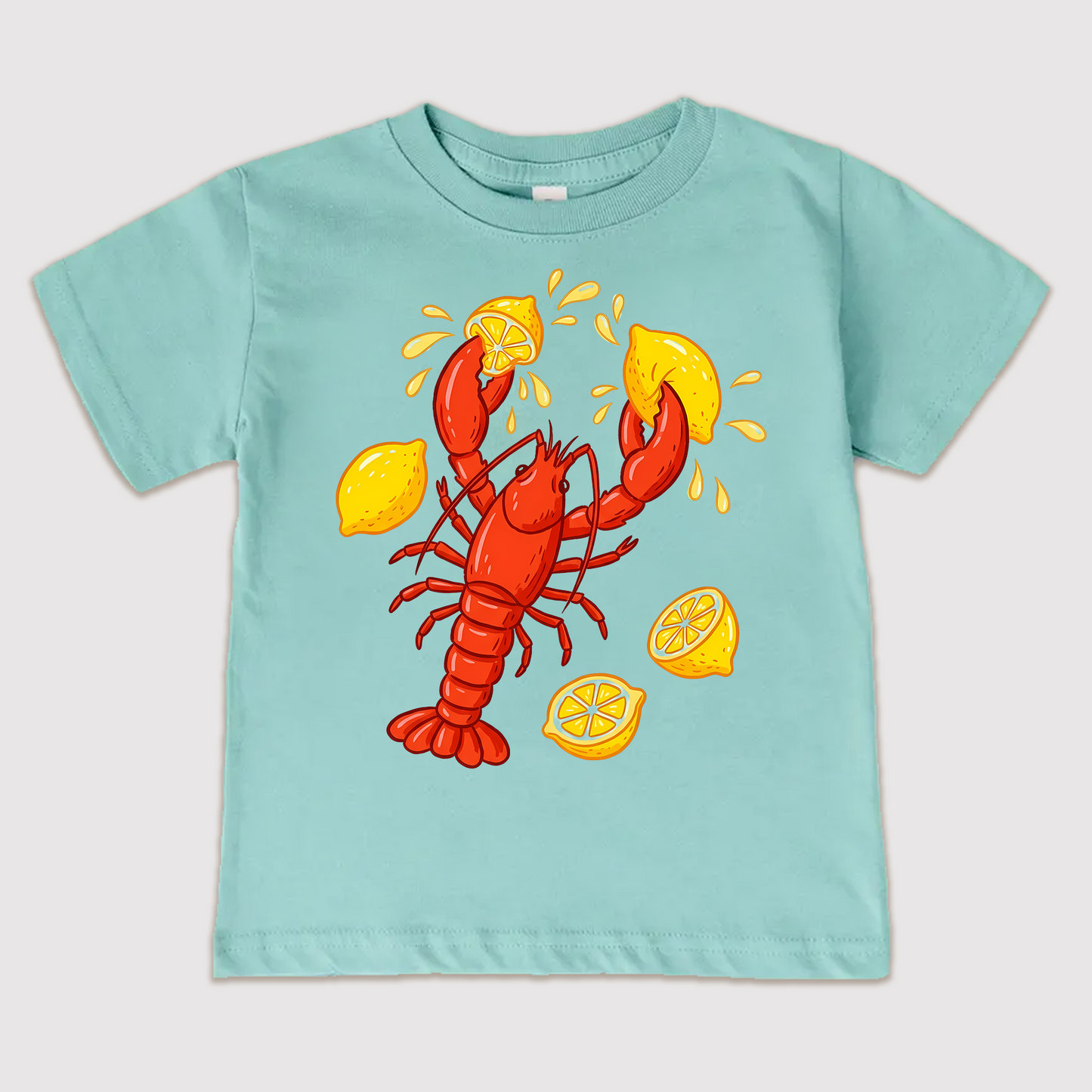 Lobster and Squeezed Lemons Kids Graphic T-Shirt