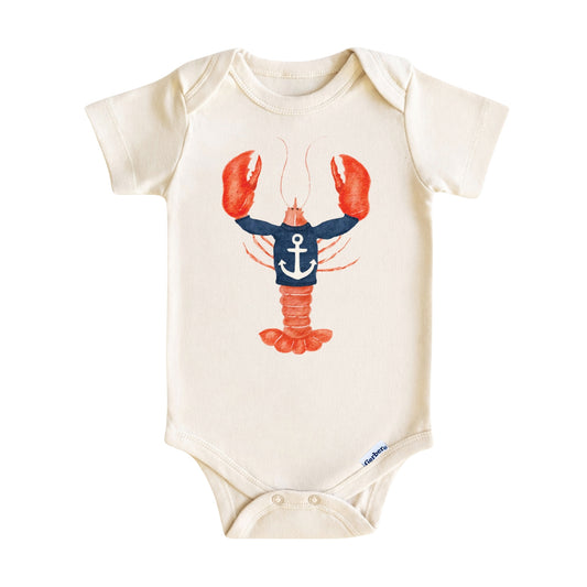 Nautical Lobster Baby ONESIE®