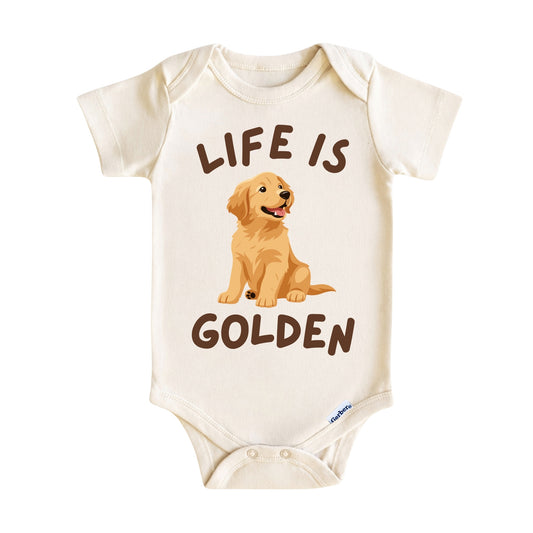 Life is Golden - Golden Retriever Baby ONESIE®