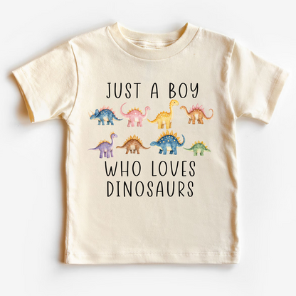 Just A Boy Who Loves Dinosaurs Shirt