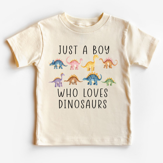 Just A Boy Who Loves Dinosaurs Shirt