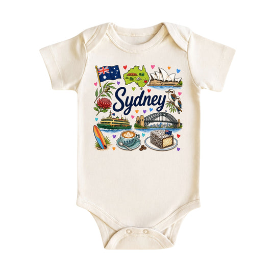 Sydney Baby Bodysuit for Boys Girls